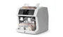 Safescan 2985-SX Contador de Billetes con Clasificación y Detección de Falsificaciones, Gris, 1200 Billetes/Min, Doble Sensor CIS, Pantalla Táctil