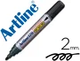 Artline Rotulador Permanente 170 Negro Punta Redonda 2mm Antisecado