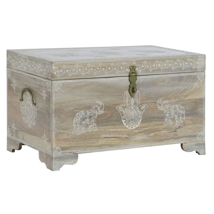 DKD Home Decor Baúl MDF Mango 78x43x45 Natural