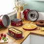 TEFAL Molde con bisagras Delibake en acero - Ø 27 cm - Rojo y gris