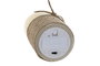 DKD Home Decor Vela Led Basicos Crema Marron 7.5 x 15 x 7.5 cm (16 Unidades)