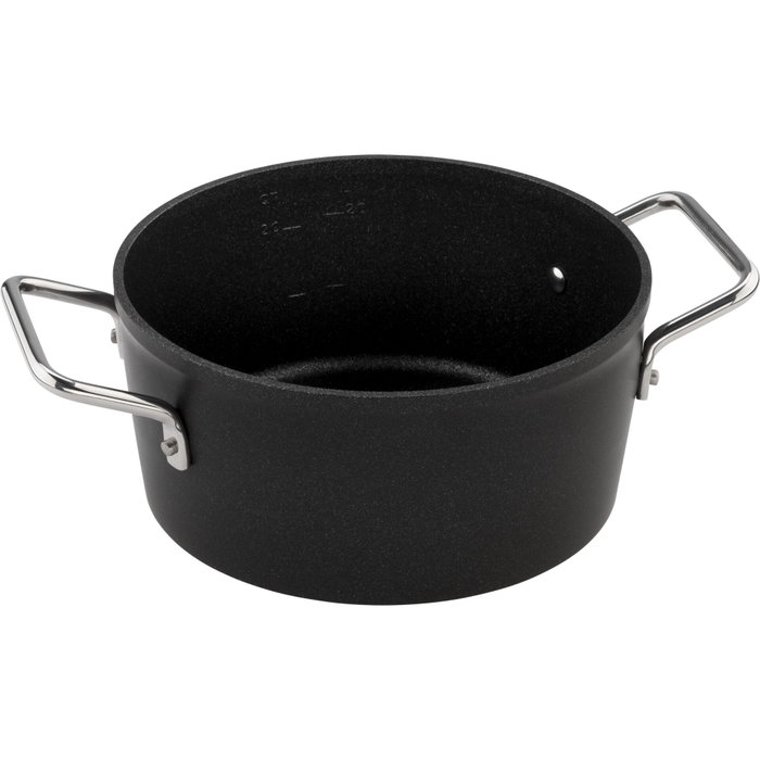 Fissler Adamant Set de 3 piezas: Sartén 24 cm, Cacerola 20 cm con tapa y Cacerola 18 cm