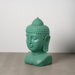 Ixia Escultura Buda Turquesa Resina 60,50 x 56 x 108 cm