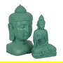 Escultura Buda Turquesa Resina 60,50 X 56 X 108 cm