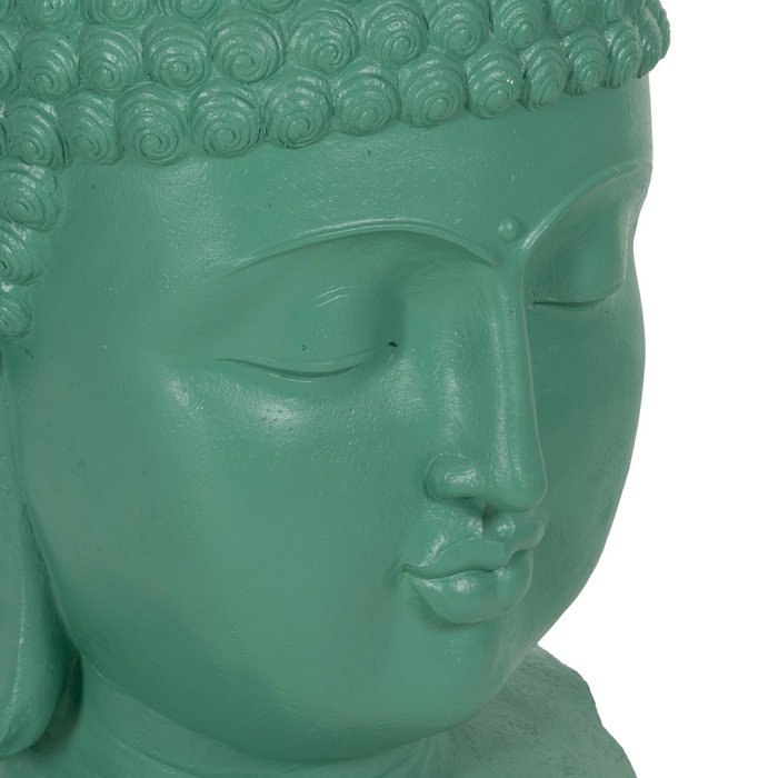 Escultura Buda Turquesa Resina 60,50 X 56 X 108 cm
