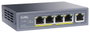 Cudy GS1005P Switch de red Gigabit de 5 puertos con PoE+