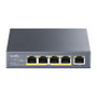 Cudy GS1005P Switch no administrado Gigabit Ethernet 5 puertos con 4 puertos PoE+ 60W