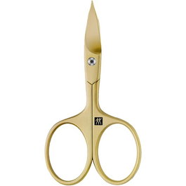 Zwilling Premium Tijeras Combinadas para Uñas y Cutículas, Oro Mate, 9 cm