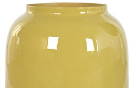 DKD Home Decor Jarrón Mostaza 34 x 50 x 34 cm