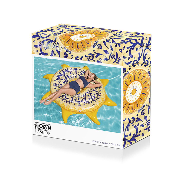 Bestway Isla Flotante Hinchable Sicilia 226x226 cm Playa y Piscina 43391