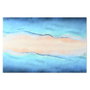 DKD Home Decor Cuadro de Cristal Templado Fotoimpreso 150x100 cm Azul y Beige