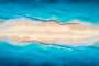 DKD Home Decor Cuadro de Cristal Templado Fotoimpreso 150x100 cm Azul y Beige