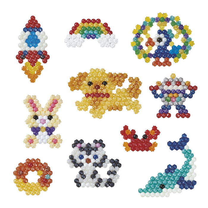 Aquabeads Mochila Expertos Creadores 31993 con Más de 1000 Abalorios en 40 Colores y FlipTray para Llevar a Todas Partes