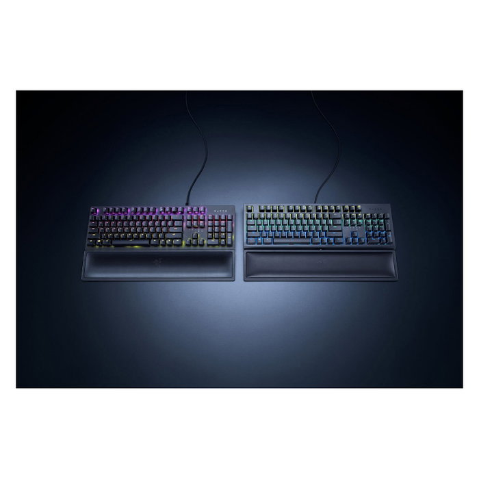 Razer RC21-01470200-R3M1 Reposamuñecas de Polipiel Negro 444.5mm Ancho 90mm Profundo para Teclado