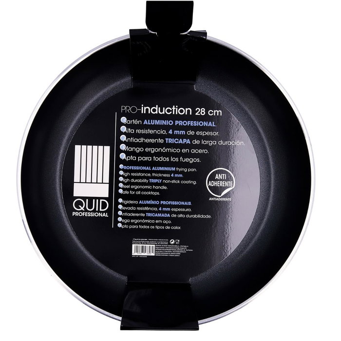 Sartén Aluminio Inducción Pro-Induction Quid Professional 28 cm (6 Unidades) Sartén Aluminio Inducción Pro-Induction Quid Professional 28 cm (6 Unidades)
