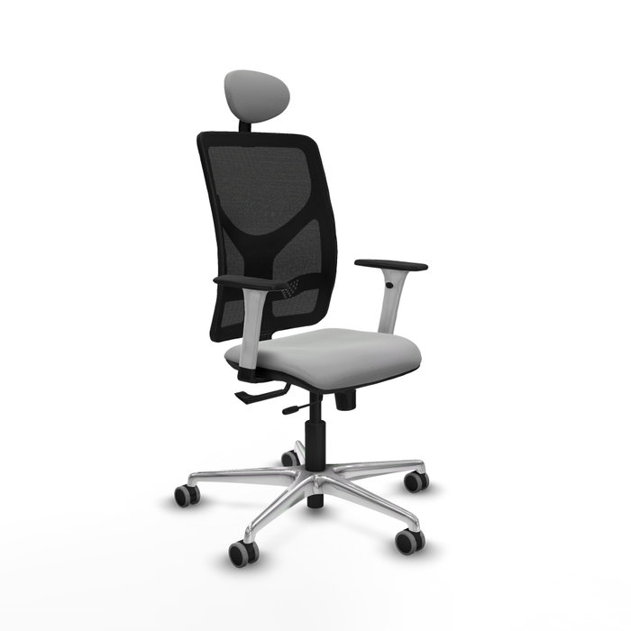 PIQUERAS Y CRESPO Silla de oficina Motilla con mecanismo Sincro/Traslack, Gris claro y Negro PIQUERAS Y CRESPO Silla de oficina Motilla con mecanismo Sincro/Traslack, Gris claro y Negro