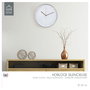 Home Deco Factory Reloj de Pared Blanco Lounge Diámetro 30,5 cm