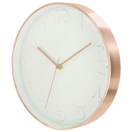 Home Deco Factory Reloj de Pared Blanco Lounge Diámetro 30,5 cm