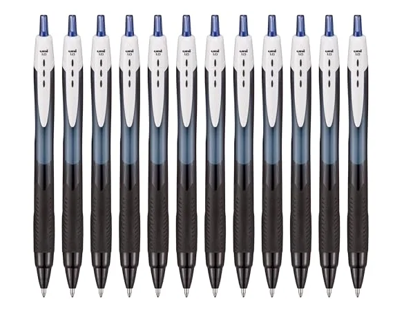 Uni-Ball Jetstream Sport SXN-150E Retráctil 1.0mm Azul (Set de 12) | Tinta Híbrida
