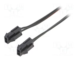 ESPE Cable de alimentación Micro-Fit 3.0 de 0,2m negro-rojo