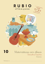 Cuaderno Rubio A4 Matematicas Con Abaco 10 - Descubre España (10-11 Años) (Set de 5)