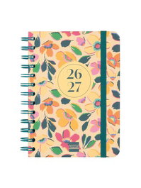 FINOCAM Agenda Escolar Cosmo Wire-O 2026-27 Tapa Extradura 120x169 mm