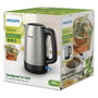 Philips Daily Collection HD9350/90 Hervidor de Agua Eléctrico, 1.7 L, 2200 W, Acero Inoxidable