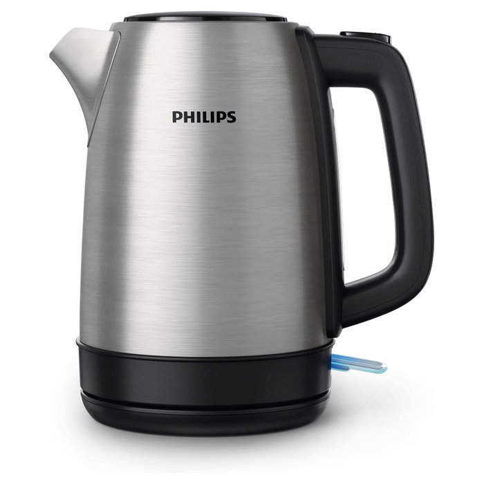 Philips Daily Collection HD9350/90 Hervidor de Agua Eléctrico, 1.7 L, 2200 W, Acero Inoxidable