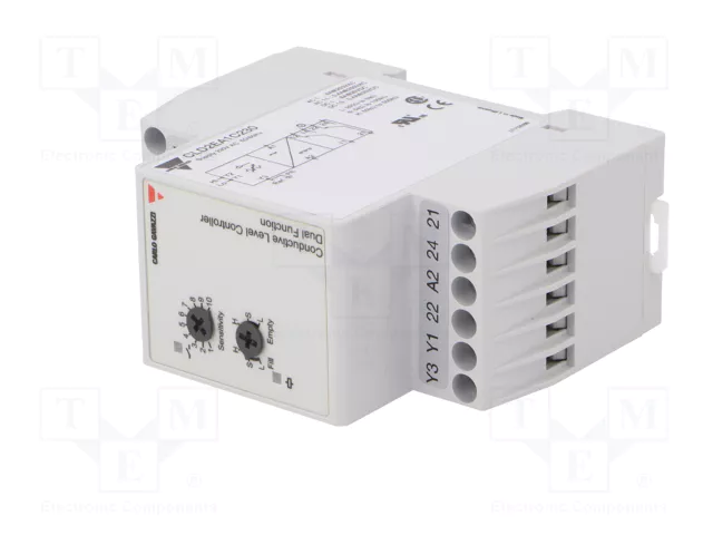 CARLO GAVAZZI Relé de monitorización de nivel de líquido conductivo CL CARLO GAVAZZI Relé de monitorización de nivel de líquido conductivo CL