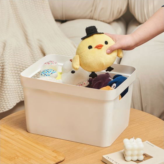 Confortime Caja Organizadora Multiusos Rectangular Plástico Tapa Bambú L 36x27x23 cm (6 Unidades) Confortime Caja Organizadora Multiusos Rectangular Plástico Tapa Bambú L 36x27x23 cm (6 Unidades)