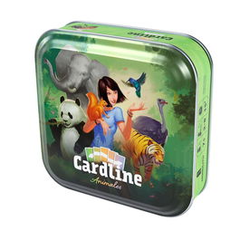Monolith Cardline Animales CARDANIMES - Juego de Mesa Educativo de Cartas con 110 Animales para Niños de +7 Años y Familia - 2 a 8 Jugadores