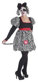 Creaciones Llopis Disfraz Adulto Dálmata Corazón Mujer Talla L