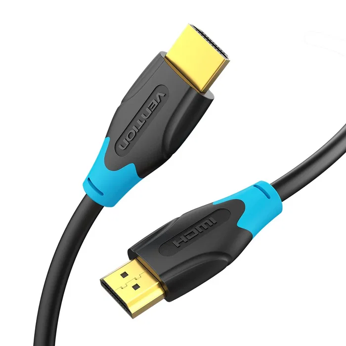 Vention AACBF Cable HDMI 2.0 4K Ultra HD 60Hz 18Gbps, Macho a Macho Tipo A, 1 Metro (1m), Negro