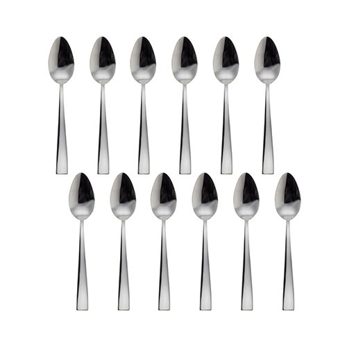 Summa Cuchara Café de Acero Inoxidable 18/10, Largo 14.5 cm, Acabado Pulido Espejo (Set de 12)