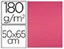 Liderpapel Cartulina Fucsia 50x65 cm 180g/m2 Paquete de 25 Hojas para Dibujo y Manualidades