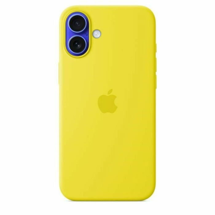 Apple Funda de silicona con MagSafe para iPhone 16 Plus - Amarillo carambola