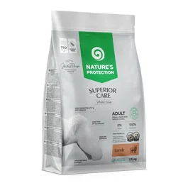 Nature's Protection White Dog Adult Small and Mini Breeds Cordero 1,5kg