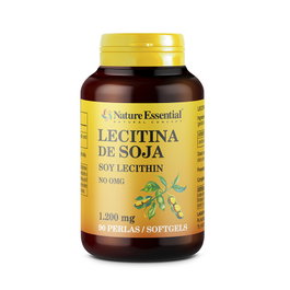 NATURE ESSENTIAL Lecitina de Soja 1200 mg, 90 perlas