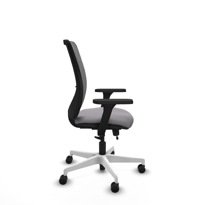 PIQUERAS Y CRESPO Silla de oficina Zulema Gris con Brazos 3D y Mecanismo Sincro/Traslack PIQUERAS Y CRESPO Silla de oficina Zulema Gris con Brazos 3D y Mecanismo Sincro/Traslack