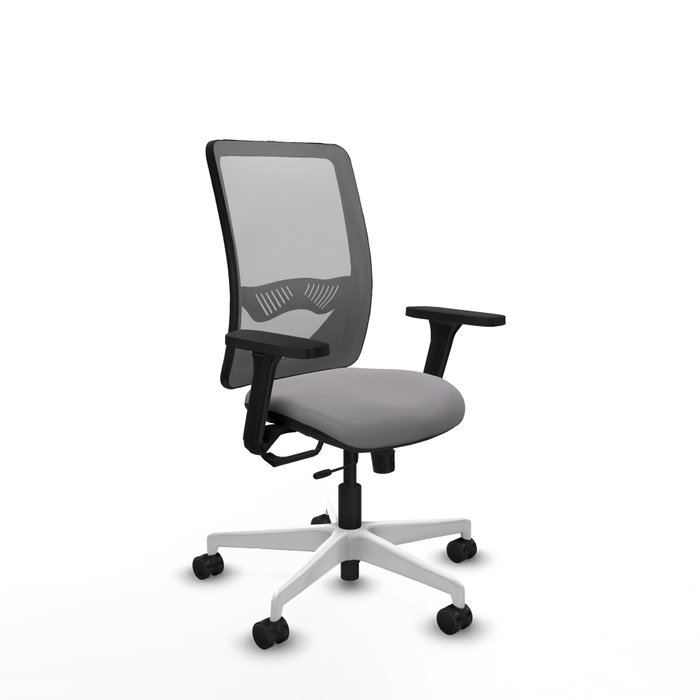 PIQUERAS Y CRESPO Silla de oficina Zulema Gris con Brazos 3D y Mecanismo Sincro/Traslack PIQUERAS Y CRESPO Silla de oficina Zulema Gris con Brazos 3D y Mecanismo Sincro/Traslack