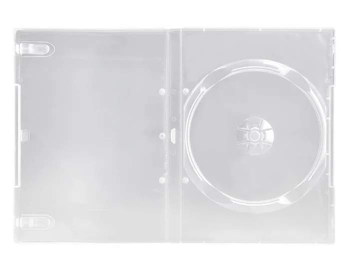 Q-connect Caja DVD transparente pack de 5 unidades