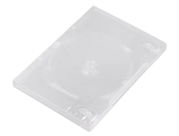 Q-connect Caja DVD transparente pack de 5 unidades