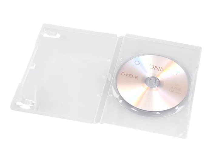 Q-connect Caja DVD transparente pack de 5 unidades