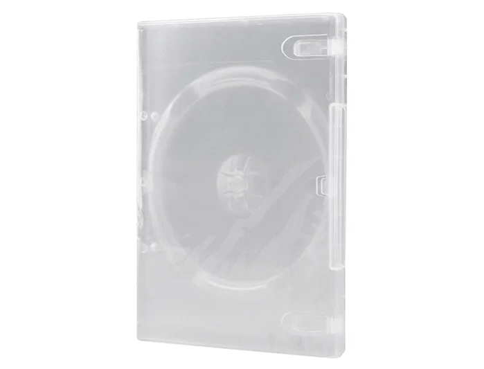 Q-connect Caja DVD transparente pack de 5 unidades
