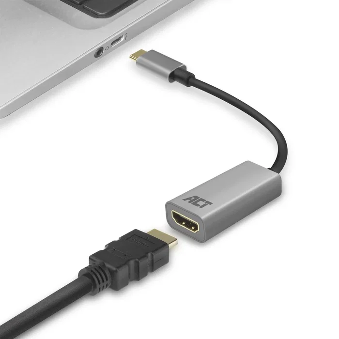 Adaptador USB-C a HDMI 4K de Aluminio 0,15 m Adaptador USB-C a HDMI 4K de Aluminio 0,15 m