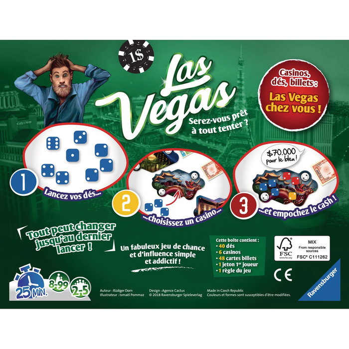 Ravensburger Las Vegas Juego de mesa y ambiente