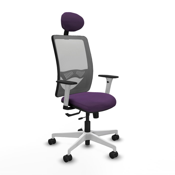 PIQUERAS Y CRESPO Silla de oficina Zulema Morada con mecanismo Sincro/Traslack PIQUERAS Y CRESPO Silla de oficina Zulema Morada con mecanismo Sincro/Traslack