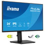 iiyama ProLite XB2491HS-B1 Monitor Gaming 23.8 Pulgadas Full HD IPS 120Hz 1ms AMD FreeSync Negro - Monitor Gamer con Altura Ajustable, HDMI, DisplayPort y VESA