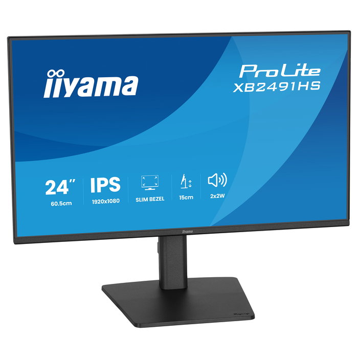 iiyama ProLite XB2491HS-B1 Monitor Gaming 23.8 Pulgadas Full HD IPS 120Hz 1ms AMD FreeSync Negro - Monitor Gamer con Altura Ajustable, HDMI, DisplayPort y VESA iiyama ProLite XB2491HS-B1 Monitor Gaming 23.8 Pulgadas Full HD IPS 120Hz 1ms AMD FreeSync Negro - Monitor Gamer con Altura Ajustable, HDMI, DisplayPort y VESA