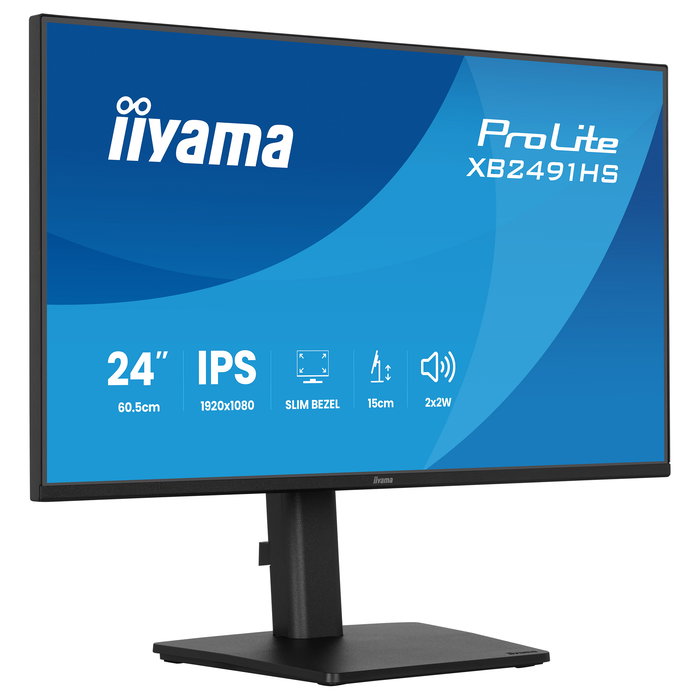 iiyama ProLite XB2491HS-B1 Monitor Gaming 23.8 Pulgadas Full HD IPS 120Hz 1ms AMD FreeSync Negro - Monitor Gamer con Altura Ajustable, HDMI, DisplayPort y VESA iiyama ProLite XB2491HS-B1 Monitor Gaming 23.8 Pulgadas Full HD IPS 120Hz 1ms AMD FreeSync Negro - Monitor Gamer con Altura Ajustable, HDMI, DisplayPort y VESA
